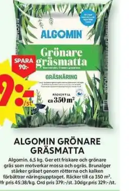 ICA Maxi Algomin grönare gräsmatta erbjuda