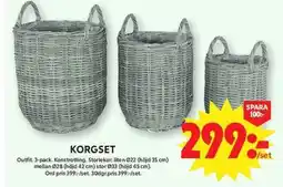 ICA Maxi Korgset erbjuda