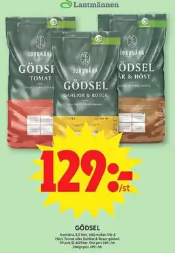 ICA Maxi Jordnära Gödsel erbjuda