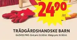 ICA Maxi Trädgårdshandske barn erbjuda