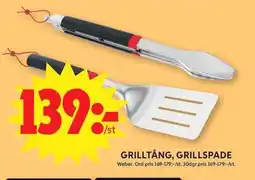 ICA Maxi Weber Grilltång, grillspade erbjuda