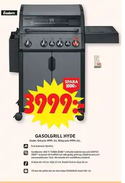 ICA Maxi Enders Gasolgrill hyde erbjuda
