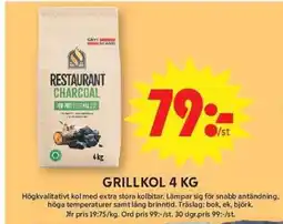 ICA Maxi Grillkol erbjuda