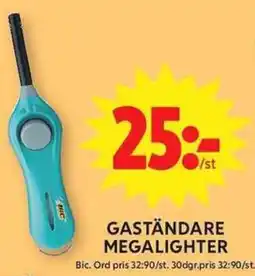 ICA Maxi BIC Gaständare megalighter erbjuda