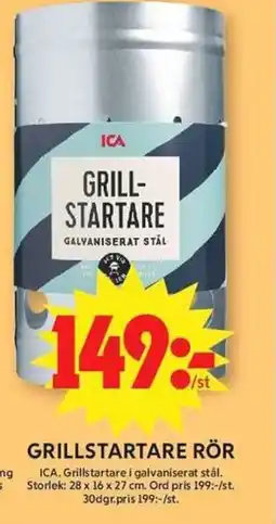 ICA Maxi ICA Grillstartare rör erbjuda