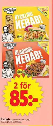 ICA Supermarket Schysst käk Kebab erbjuda