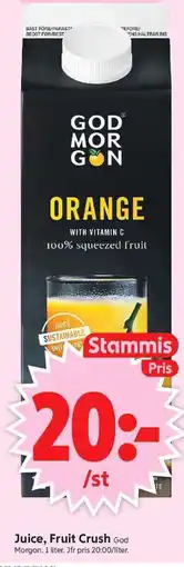 ICA Supermarket God Morgon Juice, Fruit Crush erbjuda
