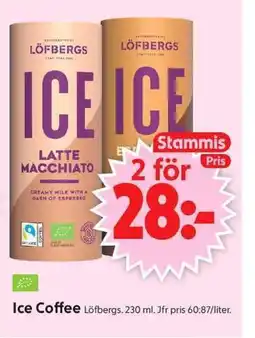 ICA Supermarket Löfbergs Ice Coffee erbjuda