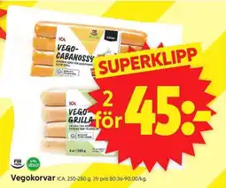 ICA Supermarket ICA Vegokorvar erbjuda