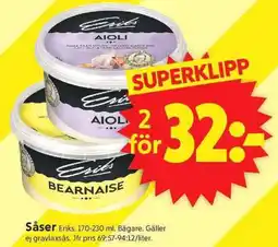 ICA Supermarket Eriks Såser erbjuda