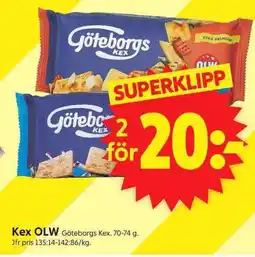 ICA Supermarket Göteborgs Kex OLW erbjuda