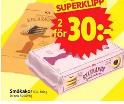 ICA Supermarket ICA Småkakor erbjuda