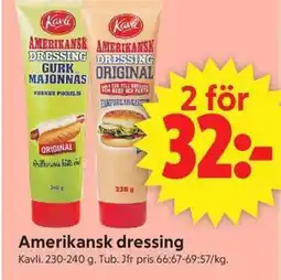 ICA Supermarket Kavli Amerikansk dressing erbjuda