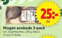 ICA Supermarket ICA Mogen avokado 3-pack erbjuda
