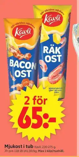 ICA Supermarket Kavli Mjukost i tub erbjuda
