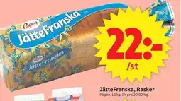 ICA Supermarket Pågen JätteFranska, Rasker erbjuda