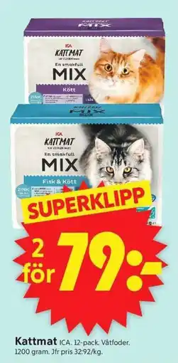 ICA Supermarket ICA Kattmat erbjuda