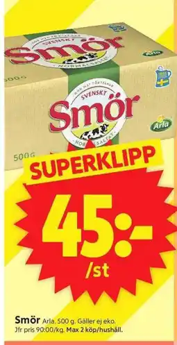 ICA Supermarket Arla Smör erbjuda