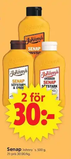 ICA Supermarket Johnny's Senap erbjuda