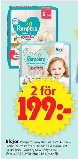 ICA Supermarket Pampers Blöjor erbjuda