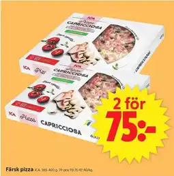 ICA Supermarket ICA Färsk pizza erbjuda