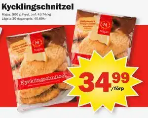 Pekås Kycklingschnitzel erbjuda