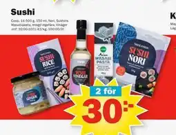 Pekås Sushi erbjuda