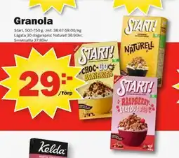 Pekås Granola erbjuda