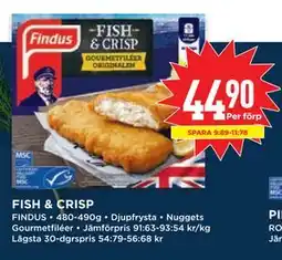 Willys FISH & CRISP erbjuda