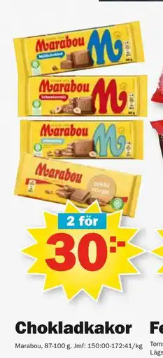 Pekås Chokladkakor erbjuda