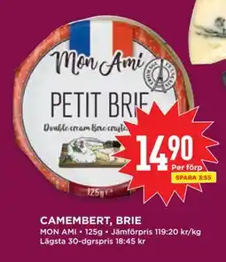 Willys CAMEMBERT, BRIE erbjuda