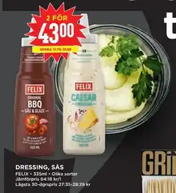 Willys DRESSING, SÅS erbjuda
