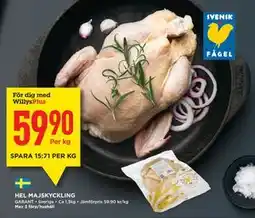 Willys HEL MAJSKYCKLING, Medlemspris erbjuda