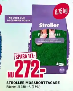 ÖoB STROLLER MOSSBORTTAGARE erbjuda
