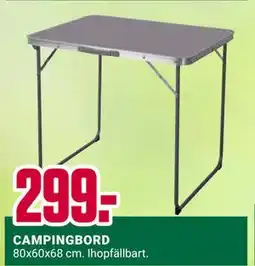 ÖoB CAMPINGBORD erbjuda