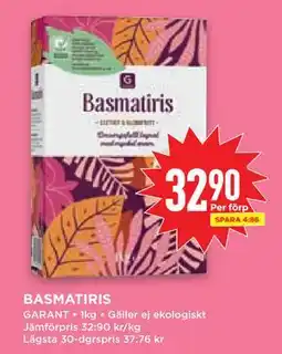 Willys Hemma BASMATIRIS erbjuda