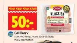ICA Kvantum Grillkorv erbjuda