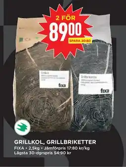 Willys GRILLKOL, GRILLBRIKETTER erbjuda