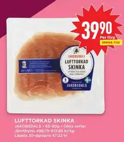 Willys LUFTTORKAD SKINKA erbjuda