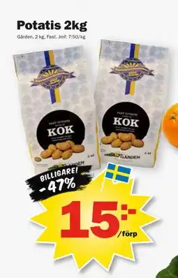 Pekås Potatis 2kg erbjuda