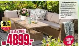 ÖoB LOUNGESET LÖKKEN erbjuda
