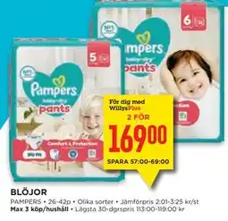 Willys BLÖJOR, Medlemspris erbjuda