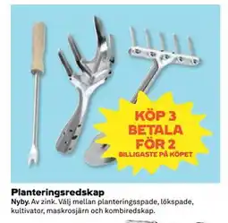 Coop Daglivs Planteringsredskap erbjuda