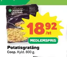 Coop Daglivs Potatisgratäng, Medlemspris erbjuda