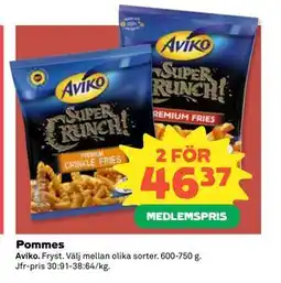 Coop Daglivs Pommes, Medlemspris erbjuda