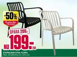 ÖoB STAPELBAR STOL FLORA erbjuda