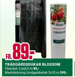 ÖoB TRÄDGÅRDSDUKAR BLOSSOM erbjuda