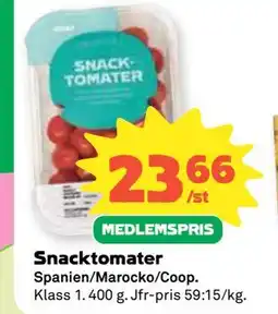 Coop Daglivs Snacktomater, Medlemspris erbjuda