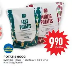 Willys Hemma POTATIS 900G erbjuda