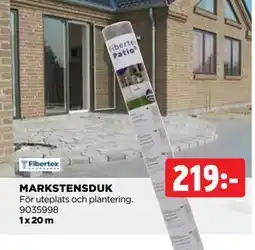 Jem&Fix MARKSTENSDUK erbjuda